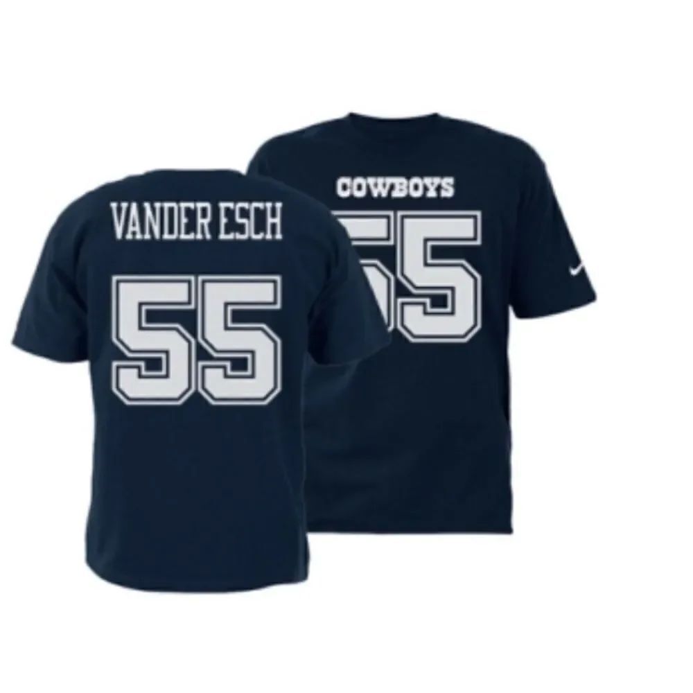 🆕 Nike Dri Fit Men's Dallas Cowboys Leighton Vander Esch #55 T-Shirt size Small